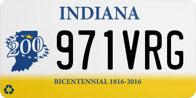 IN license plate 971VRG