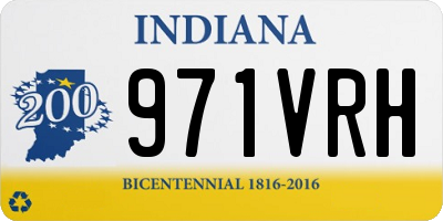 IN license plate 971VRH