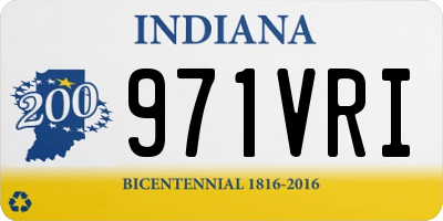 IN license plate 971VRI