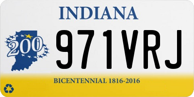 IN license plate 971VRJ