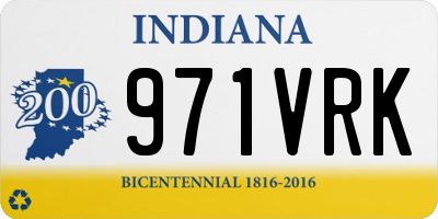IN license plate 971VRK