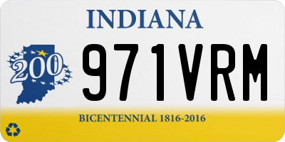 IN license plate 971VRM