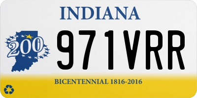 IN license plate 971VRR