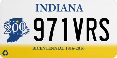 IN license plate 971VRS