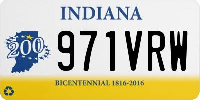 IN license plate 971VRW