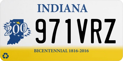 IN license plate 971VRZ