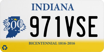 IN license plate 971VSE