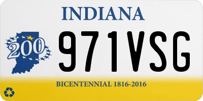 IN license plate 971VSG