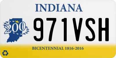 IN license plate 971VSH