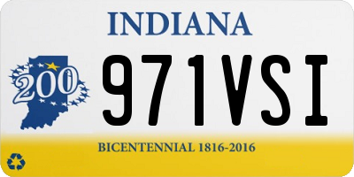 IN license plate 971VSI