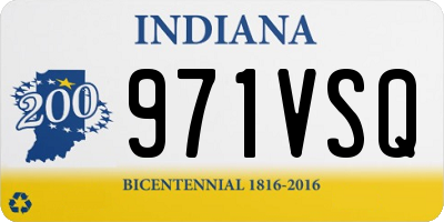IN license plate 971VSQ