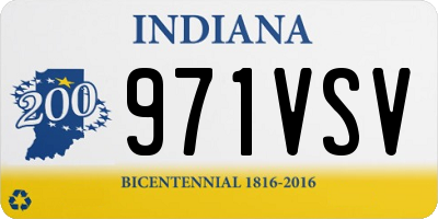 IN license plate 971VSV