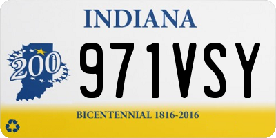 IN license plate 971VSY