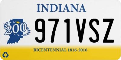 IN license plate 971VSZ