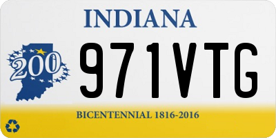 IN license plate 971VTG