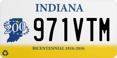 IN license plate 971VTM