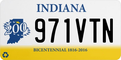 IN license plate 971VTN