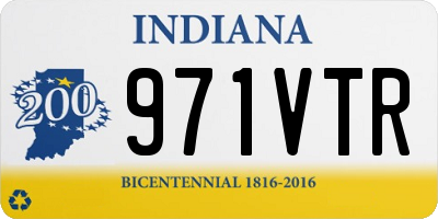 IN license plate 971VTR