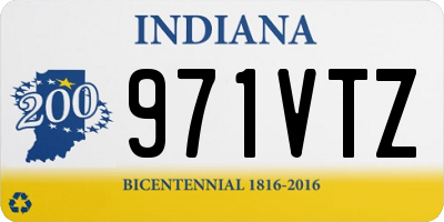 IN license plate 971VTZ