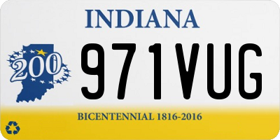 IN license plate 971VUG