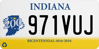 IN license plate 971VUJ