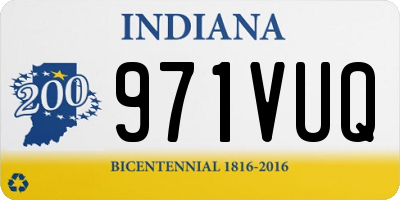 IN license plate 971VUQ