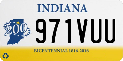 IN license plate 971VUU