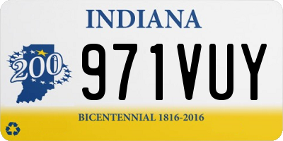IN license plate 971VUY