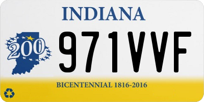 IN license plate 971VVF