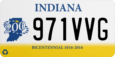 IN license plate 971VVG