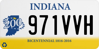 IN license plate 971VVH