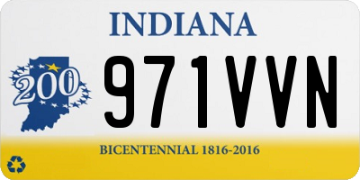 IN license plate 971VVN