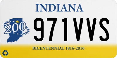 IN license plate 971VVS
