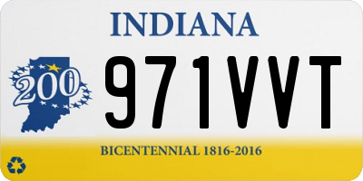 IN license plate 971VVT