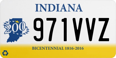IN license plate 971VVZ