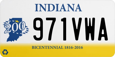IN license plate 971VWA