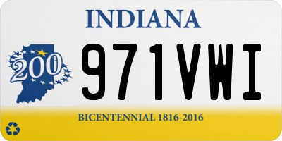 IN license plate 971VWI