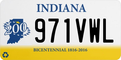 IN license plate 971VWL