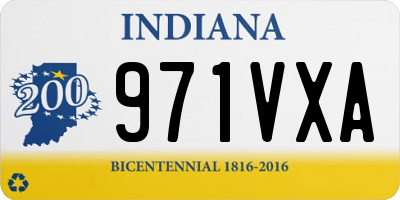 IN license plate 971VXA