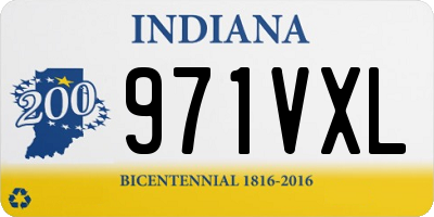 IN license plate 971VXL