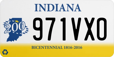 IN license plate 971VXO