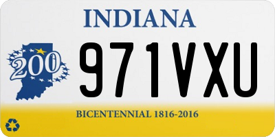 IN license plate 971VXU