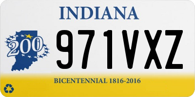 IN license plate 971VXZ