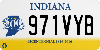 IN license plate 971VYB