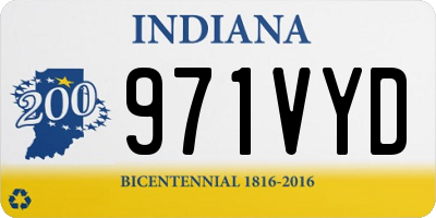 IN license plate 971VYD