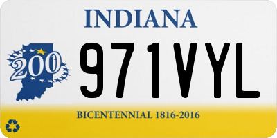 IN license plate 971VYL