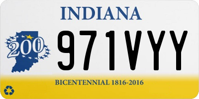 IN license plate 971VYY