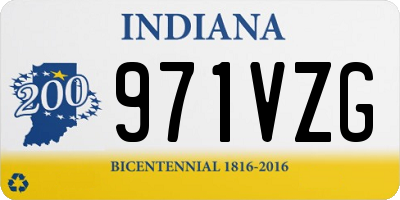 IN license plate 971VZG