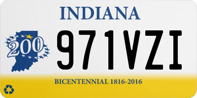 IN license plate 971VZI
