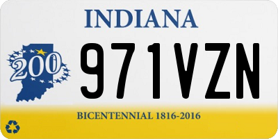 IN license plate 971VZN